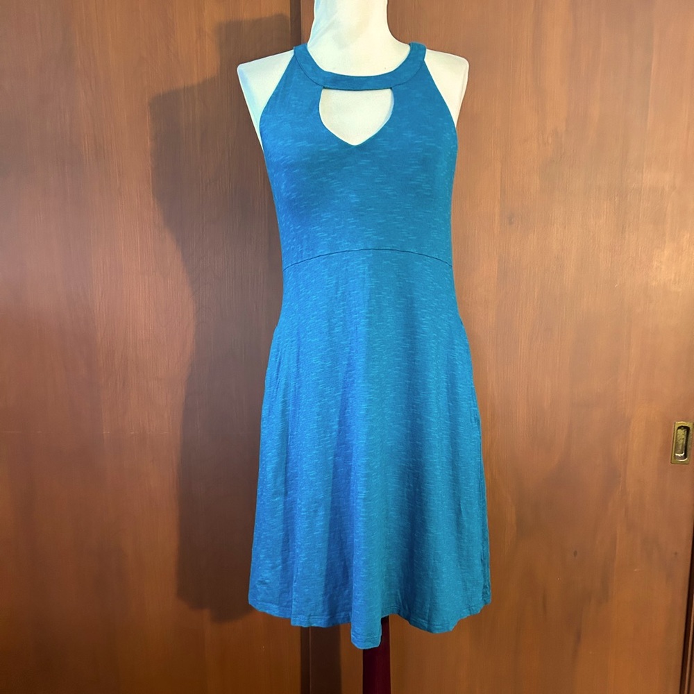 Toad & Co. teal dress